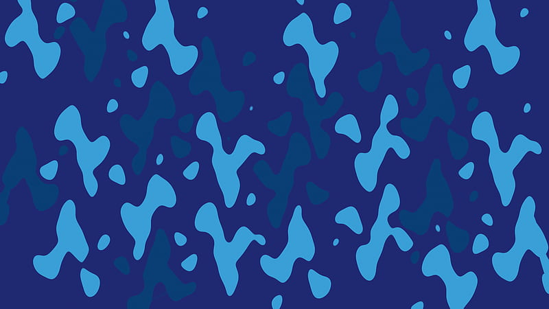 Blue Camouflage Pattern, HD wallpaper