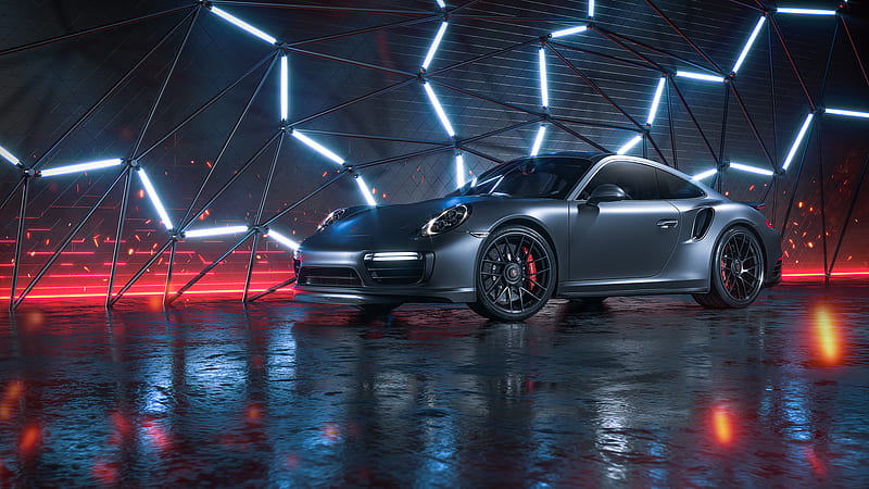 Porsche 911 Turbo S CGI, porsche-911, porsche, cgi, carros, behance, HD wallpaper
