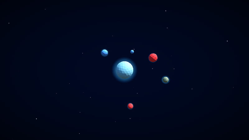 3d Planets, 3d, planets, digital-universe, HD wallpaper