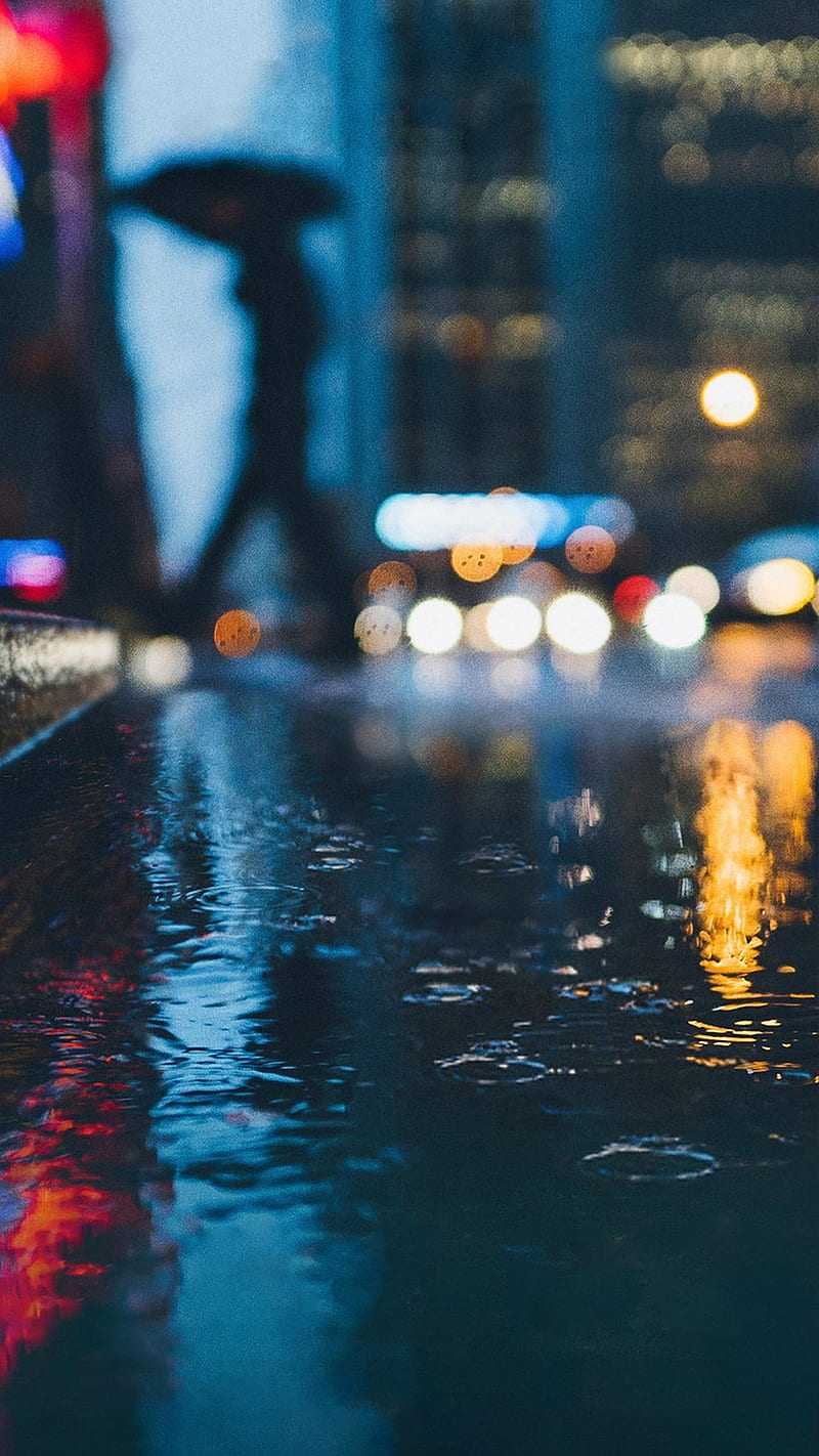 rain, android, battlefield, city, port, rainy, simple, street, theme, HD phone wallpaper