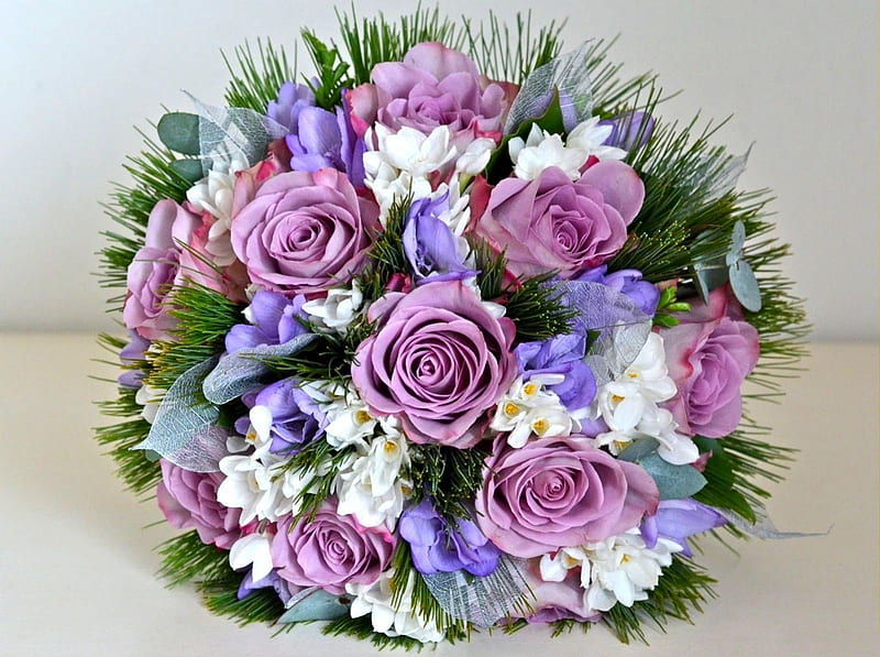 ramo de flores violetas ***, bukiet, kwiaty, kolorowy, naturaleza, Fondo de  pantalla HD | Peakpx