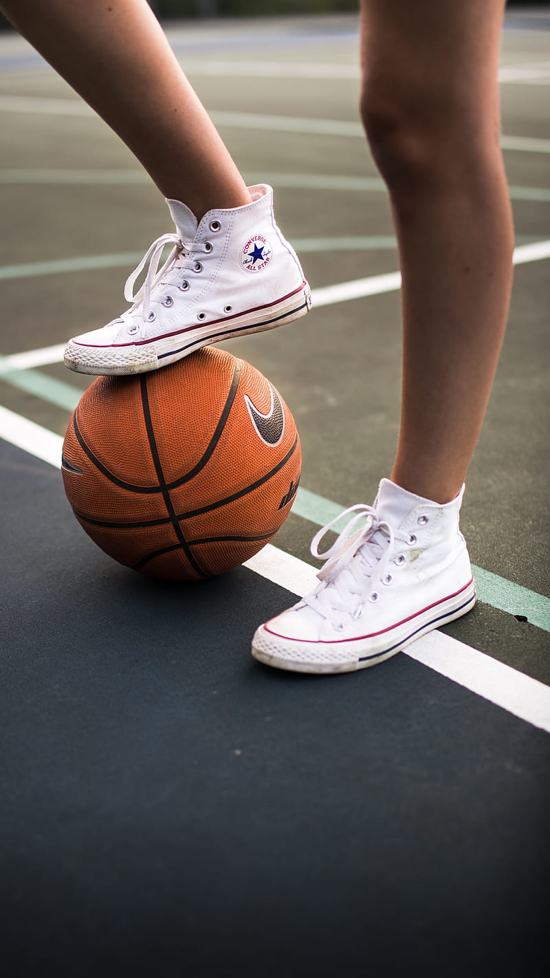 sneakers, basketball, legs, HD phone wallpaper