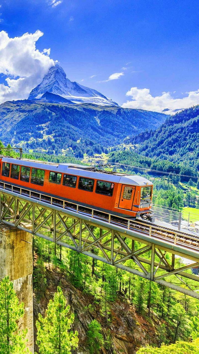 Switzerland, subway, train, HD phone wallpaper