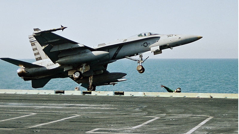 Pull Up!!, f18, carrier, jet, deck, launch, hornet, HD wallpaper