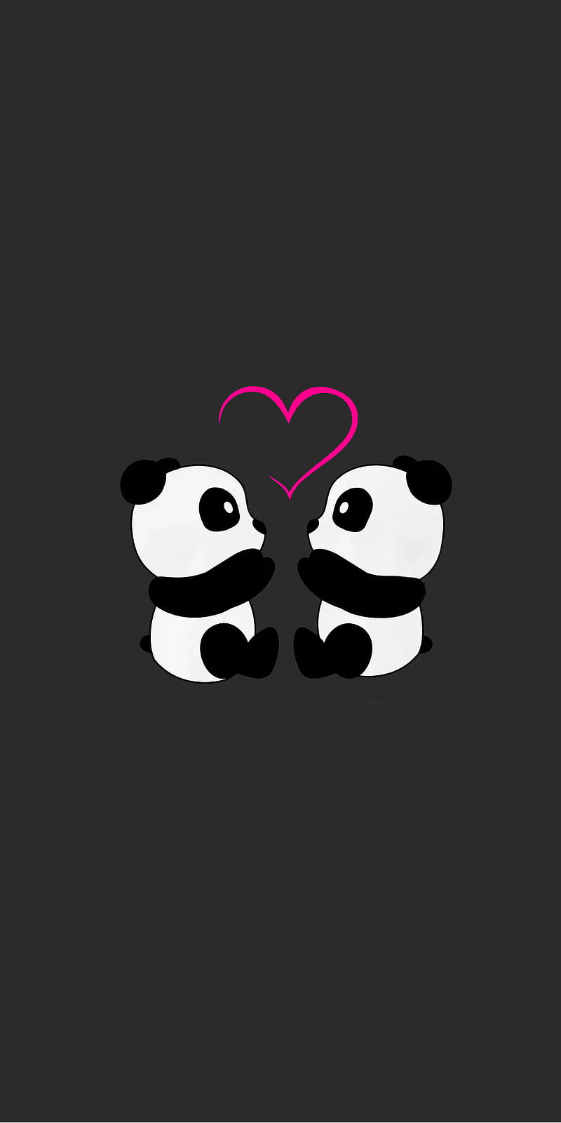 Panda Love, love, love, minimalism