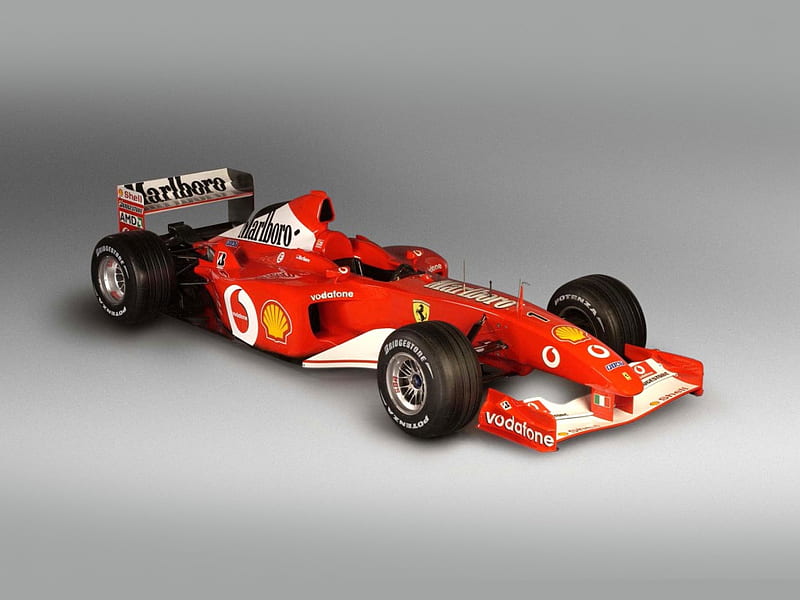 formula 1 ferrari f2002, red, racecar, italian, ferrari, HD wallpaper