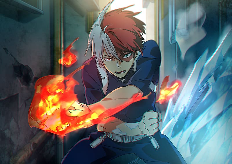 Anime, Shoto Todoroki, My Hero Academia, HD wallpaper | Peakpx