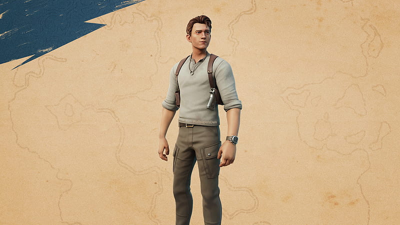 Tom Holland as Nathan Drake Fortnite Skin, HD wallpaper