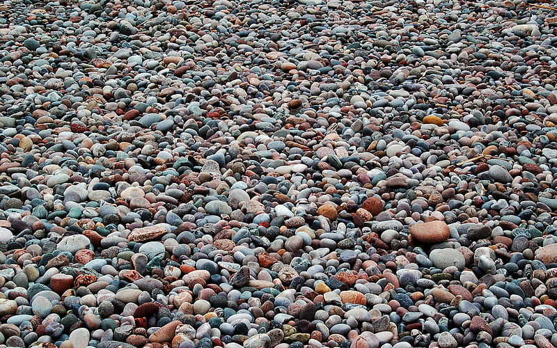 colorful pebbles, macro, colorful stone texture, pebbles backgrounds, gravel textures, pebbles textures, stone backgrounds, colorful stones, colorful backgrounds, pebbles, colorful pebbles texture, HD wallpaper