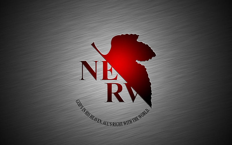 NERV, neon genesis evagelion, item, object, items, objects, nern, evangelion, logo, symbol, anime, eva, HD wallpaper