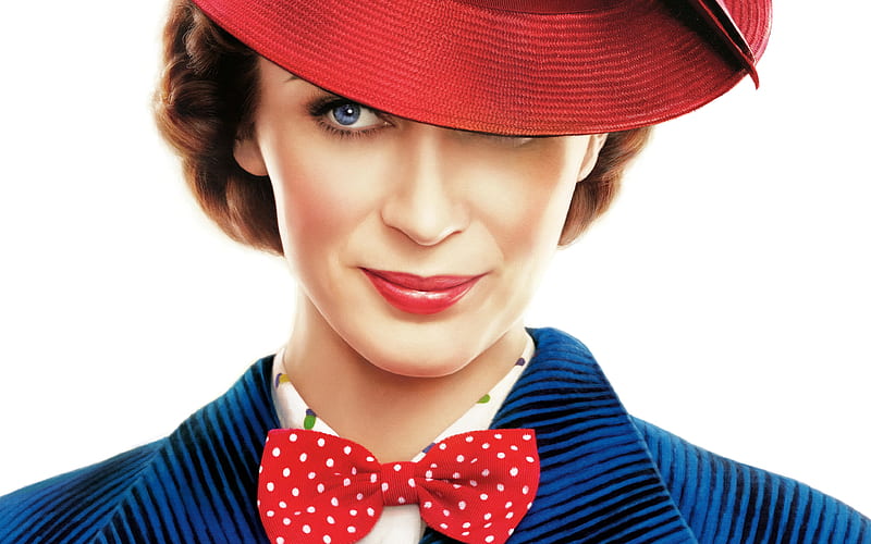 Mary Poppins Returns, poster, 2018 movie, Emily Blunt, HD wallpaper