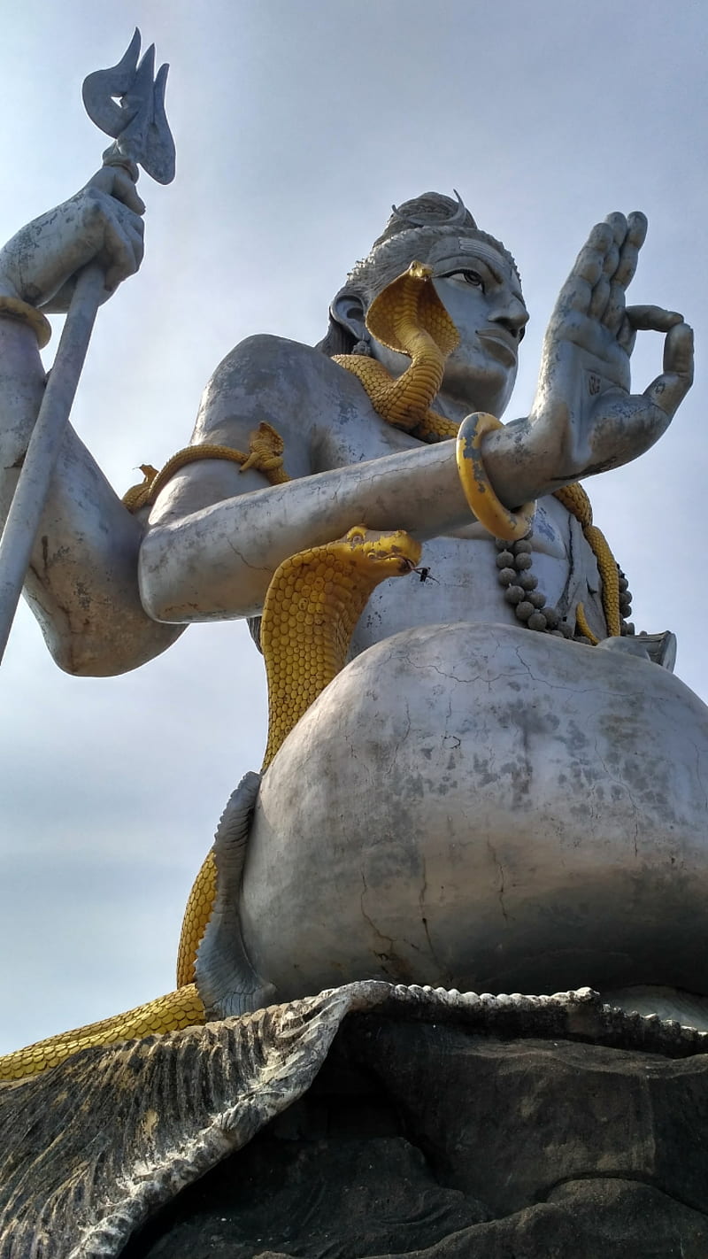 Lord Murudeshwara, lord shiva, lord siva, mahadeva, siva, HD phone wallpaper