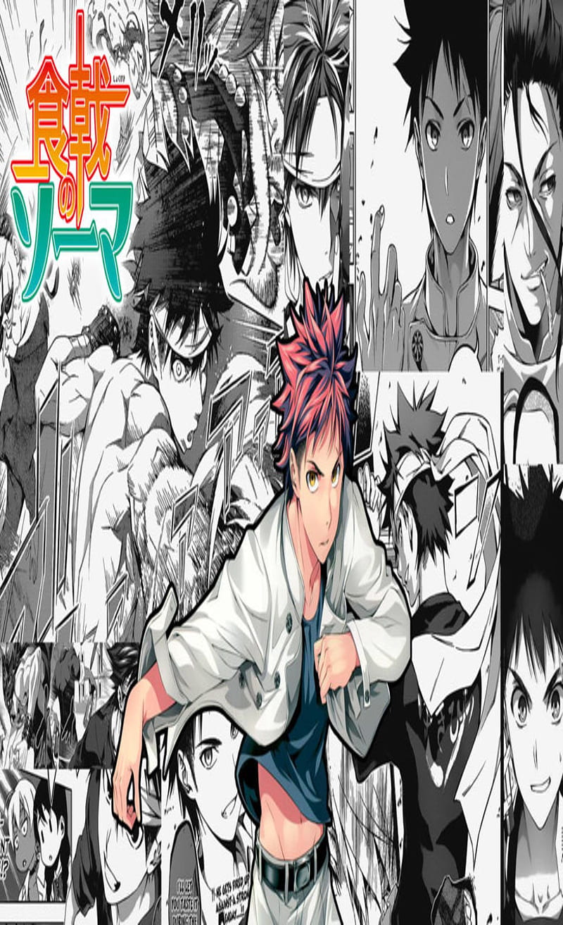 Souma, anime, manga, shokugeki no souma, HD phone wallpaper