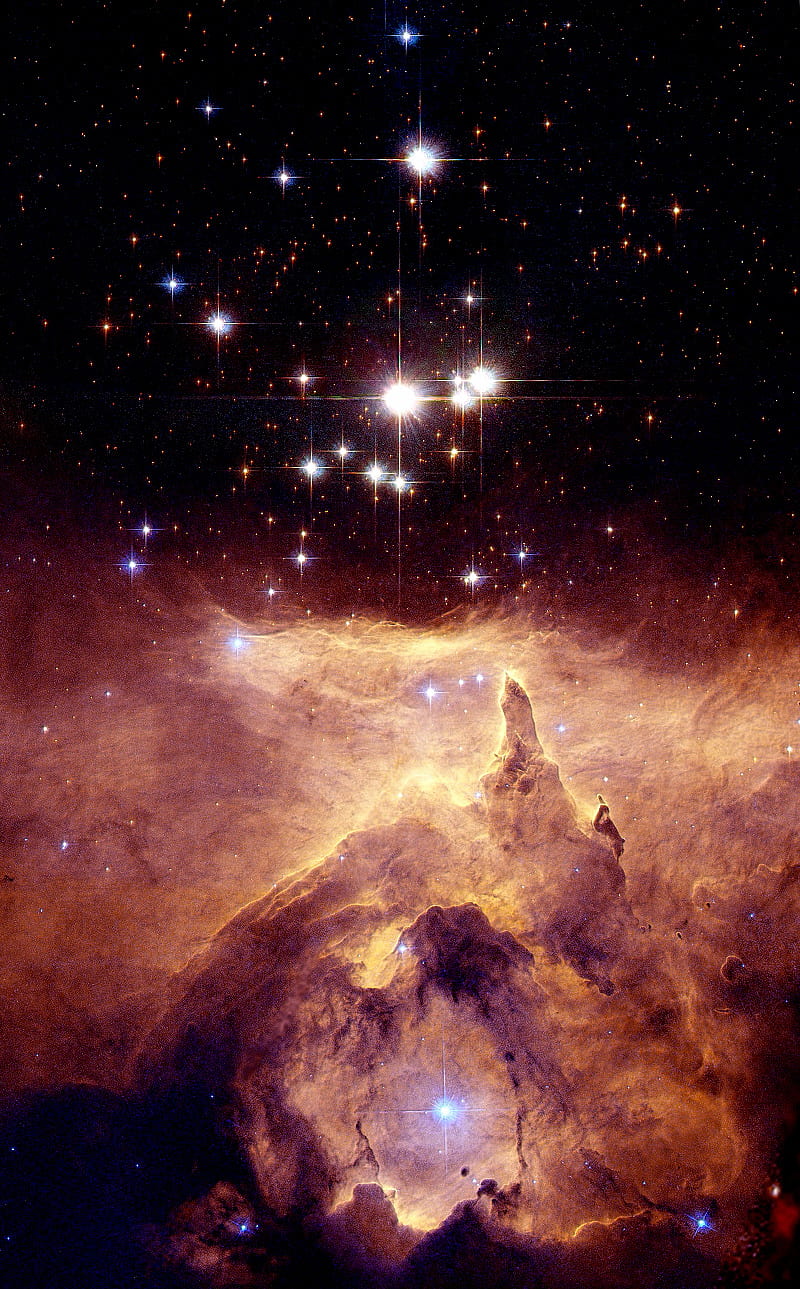Pismis 24 - NGC6357, cluster, galaxy, hubble, HD phone wallpaper