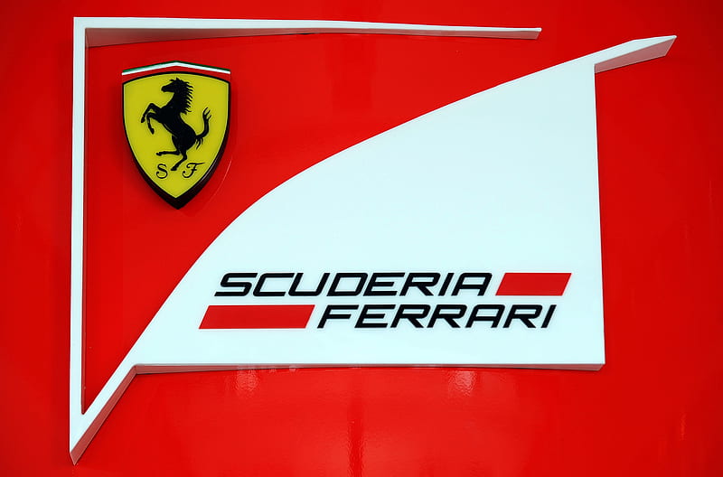 Ferrari's new logo for F1, f1, ferrari, auto, racing, sorts, HD wallpaper