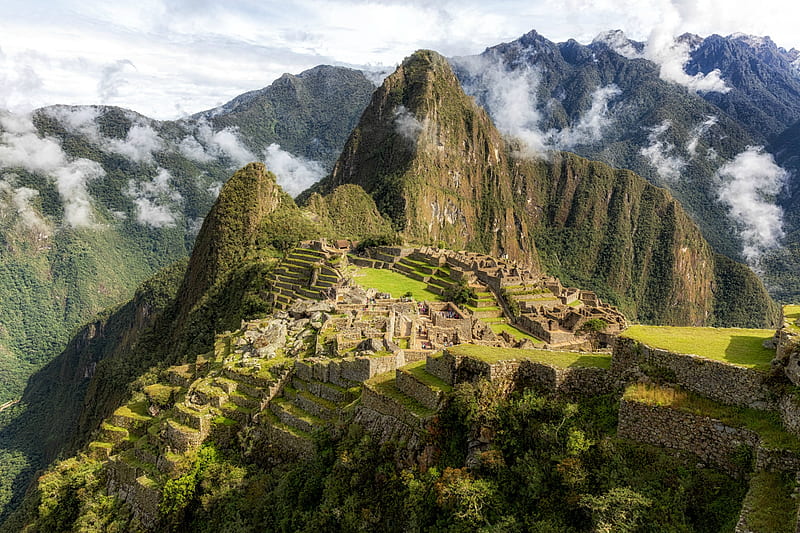 Machu Picchu, Peru, ruins, aztec, peru, mountains, HD wallpaper | Peakpx