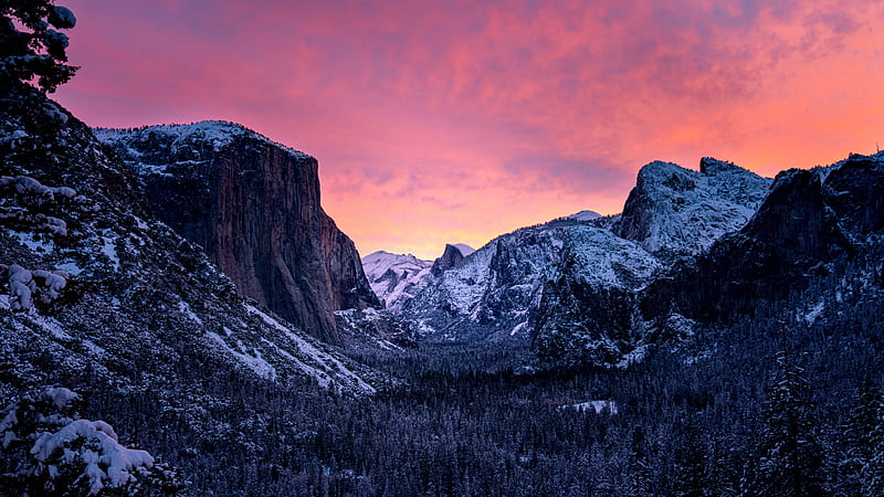 National Park, Yosemite National Park, Mountain, HD wallpaper