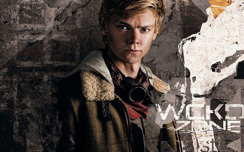 Newt Maze Runner The Death Cure, 2018 movie, Thomas Brodie-Sangster, HD wallpaper