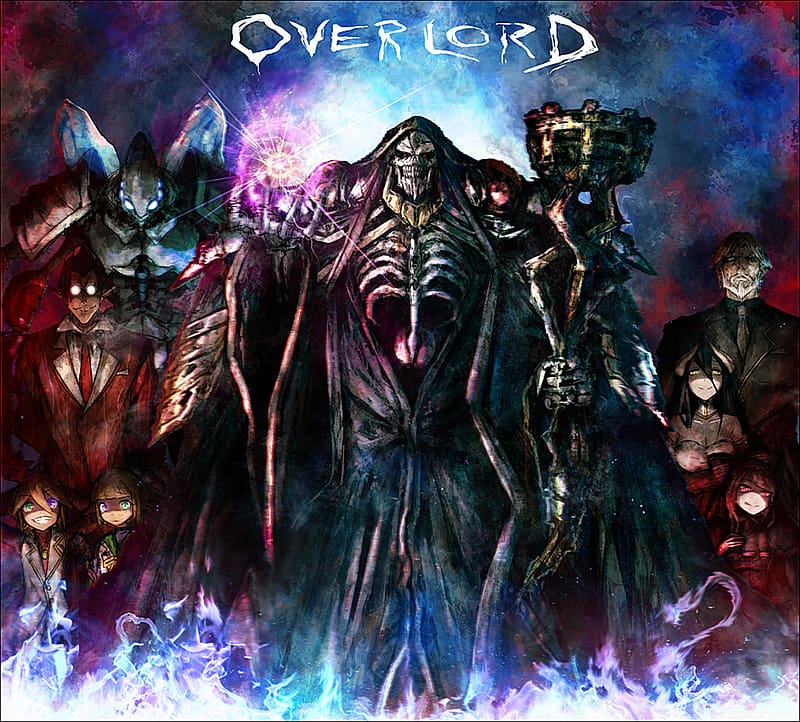 Anime, Overlord, Mare Bello Fiore, Ainz Ooal Gown, Albedo (Overlord), Shalltear Bloodfallen, Demiurge (Overlord), Aura Bella Fiora, Cocytus (Overlord), Sebas Tian, HD wallpaper