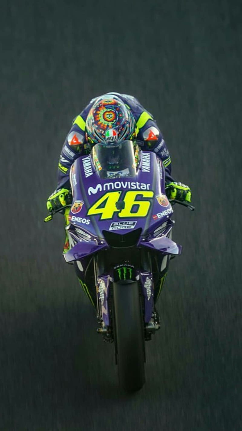 Valentino Rossi, motogp, bike, motors, motorcycle, sport, HD phone wallpaper
