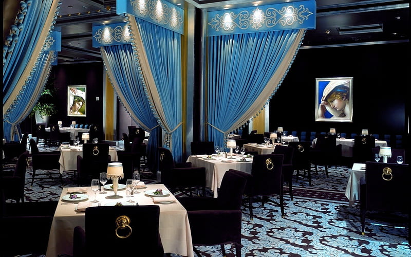 Elegant Restaurant Dining Room, Interiors, Architecture, Elegant,  Restaurants, HD wallpaper | Peakpx