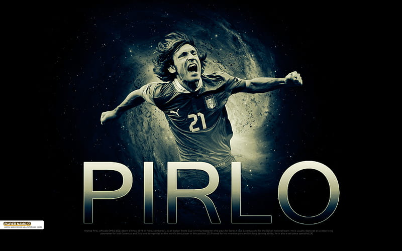 Soccer, Andrea Pirlo, Italy National Football Team, HD wallpaper