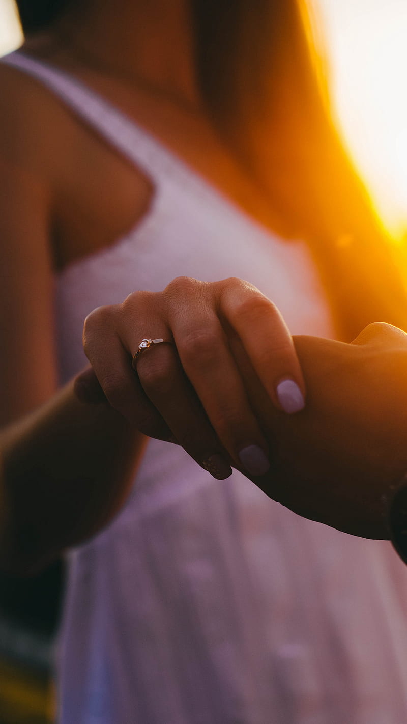 Hands Couple Tenderness , ring, love, HD phone wallpaper