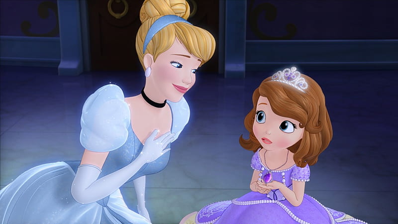 Cinderella, blonde, girl, purple, animation, princess, pink, couple,  disney, HD wallpaper | Peakpx