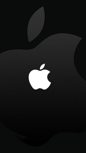 iphone, apple, black, eyad, gray, logo, original, phone play, white, HD phone wallpaper