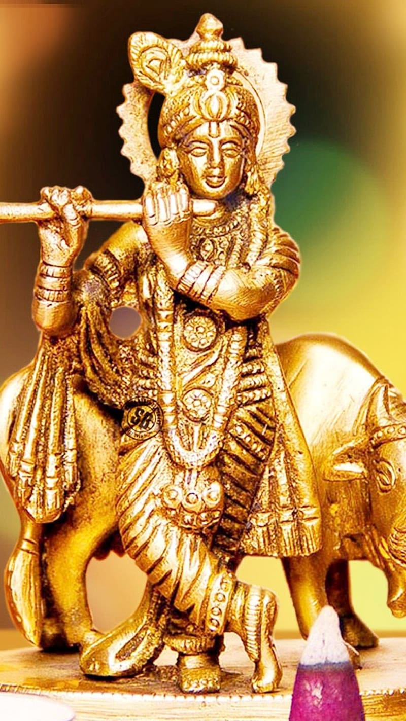 Lord Krishna Statue, lord krishna , statue, HD phone wallpaper