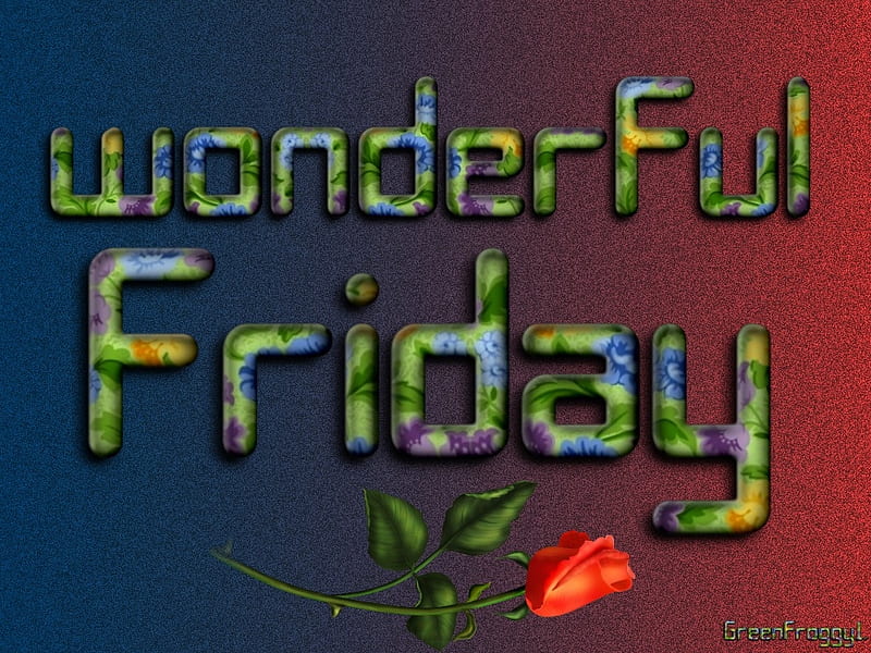 WONDERFUL FRIDAY, COMMENT, WONDERFUL, CARD, FRIDAY, HD wallpaper