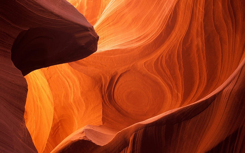 Orange Canyon Rocks, HD wallpaper