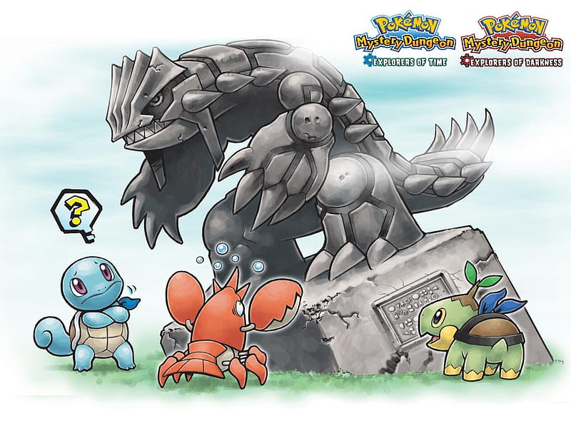 Pokemon, corpish, squirtle, mystery dungeon, groudon, turtwig, HD wallpaper