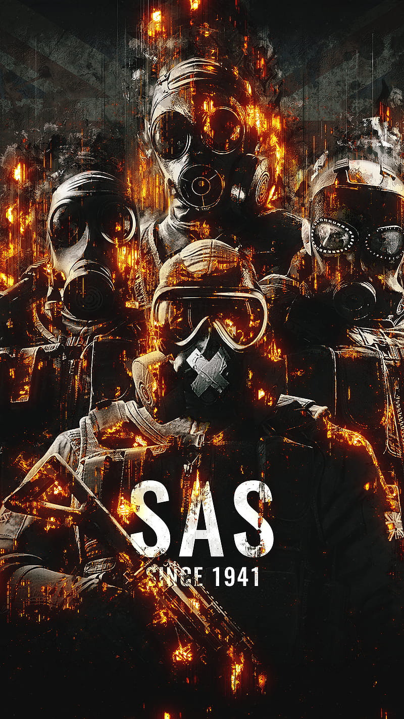 SAS, mute, rainbow six siege, sledge, smoke, thatcher, HD phone wallpaper