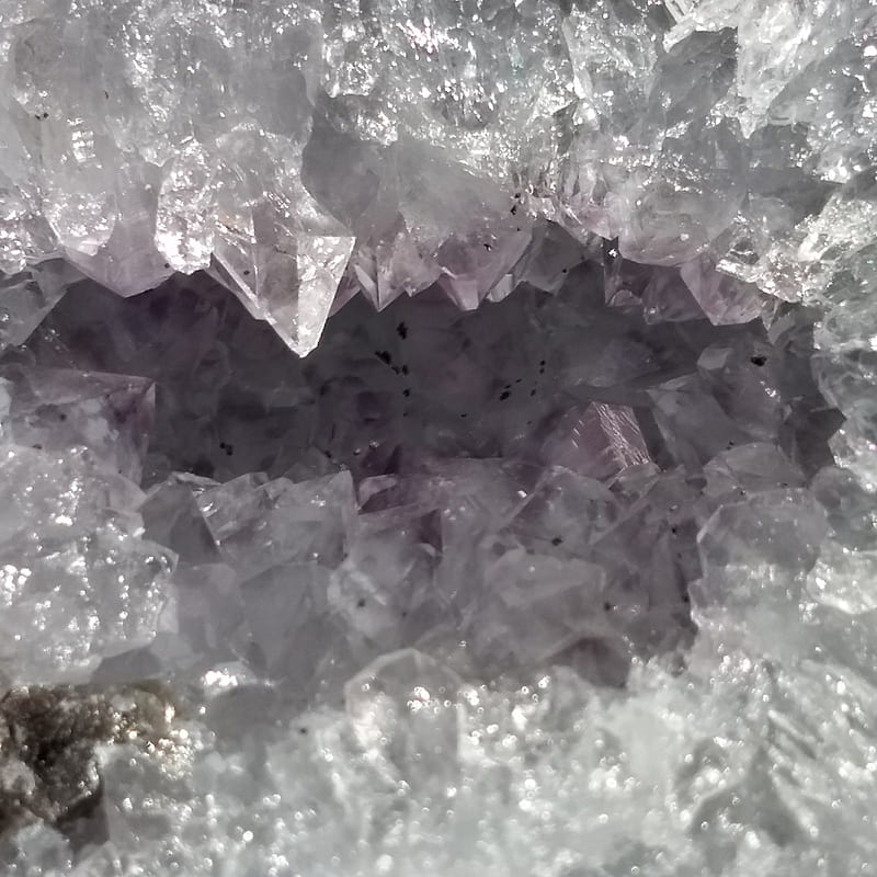 Crystal Cavern, geode, inside, nature, pink, purple, rock, HD phone  wallpaper | Peakpx