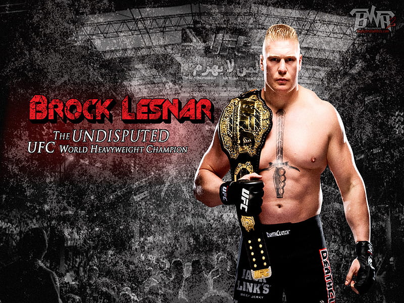 UFC Heavyweight Champ Brock Lesnar, wwf, lesner, champion, brock, lesnar,  champ, HD wallpaper | Peakpx