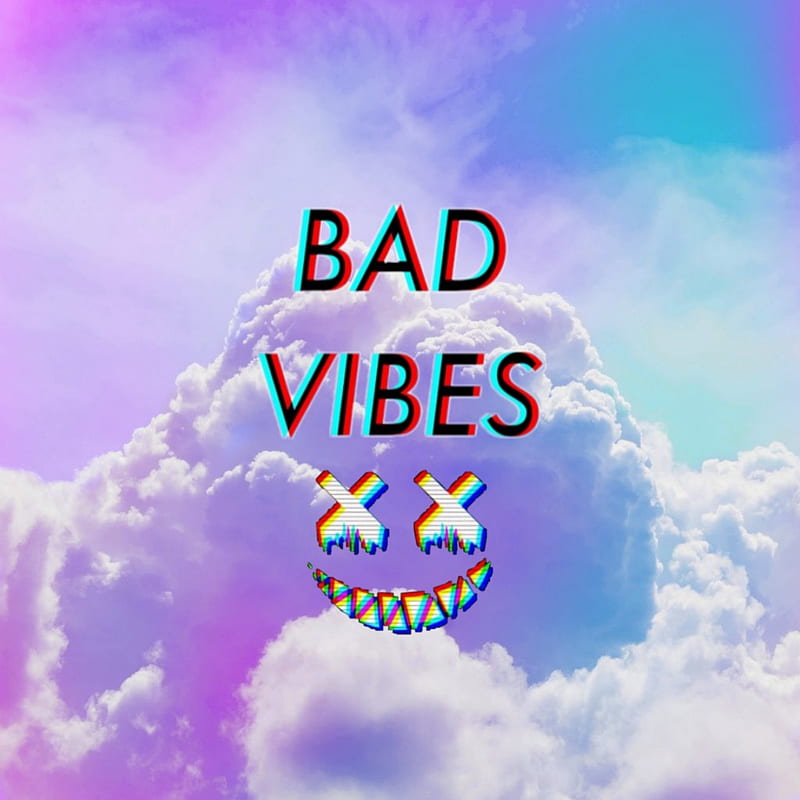 Bad vibes , quotes, sad, trap, HD phone wallpaper