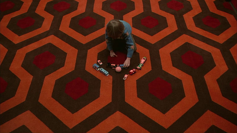 The Shining, overlook hotel, playing, movie, horror, Danny, carpet, HD wallpaper