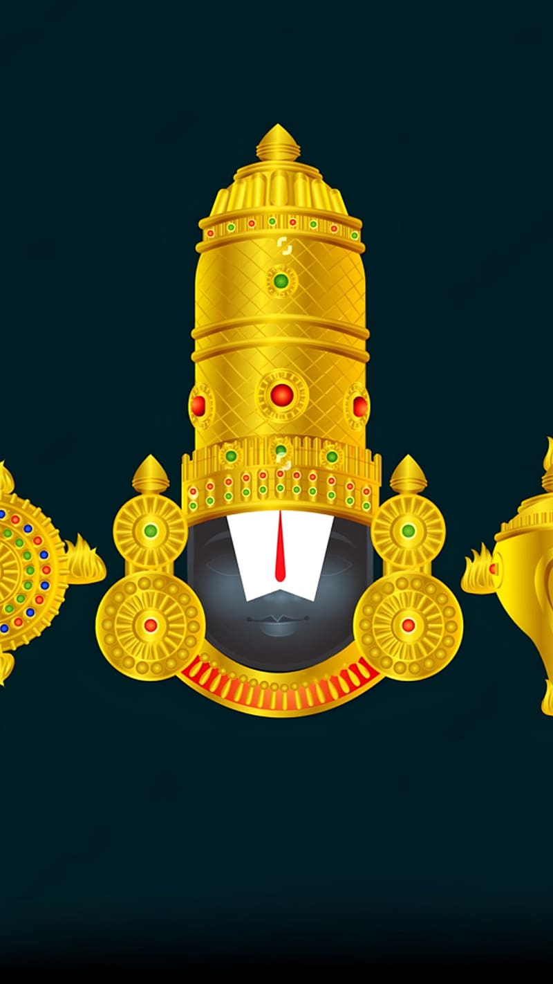 Balaji, Tirupati, head, magenta, HD phone wallpaper | Peakpx