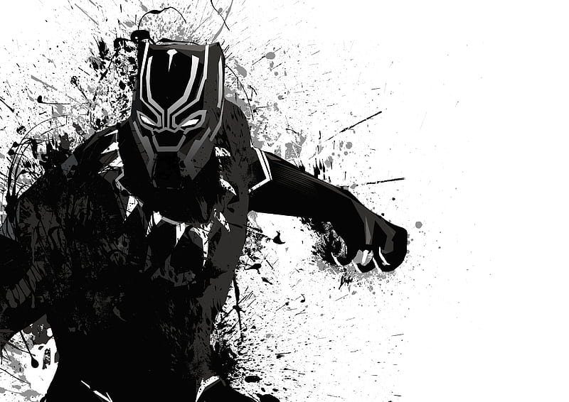 Black Panther Fan Artwork, black-panther, artist, artwork, , superheroes, HD wallpaper