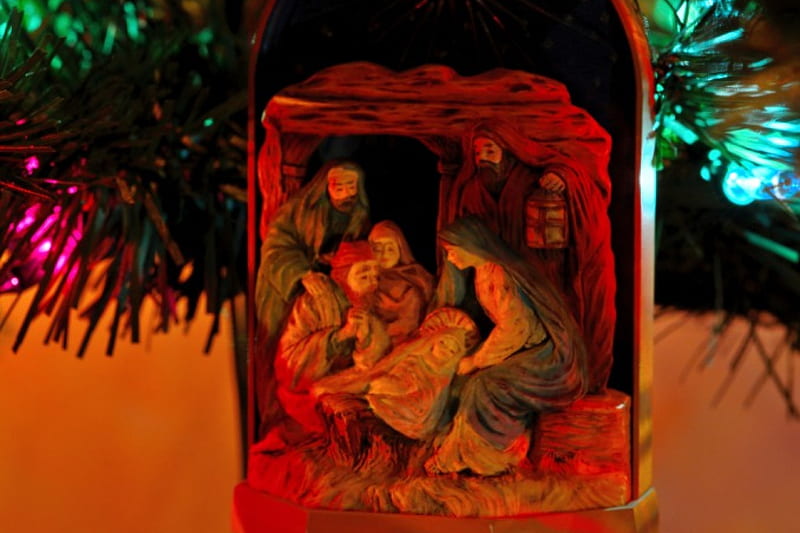 Nativity Scene, christmas macro, christmas graphy, christmas ornaments, HD wallpaper