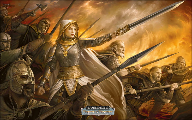 Crusade fantasy illustrator, HD wallpaper