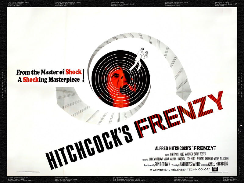 Frenzy01, movie posters, alfred hitchcock, Frenzy, classic movies, HD wallpaper