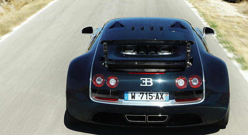 Bugatti Veyron Super Sport - Blue & Silver, car, HD wallpaper | Peakpx