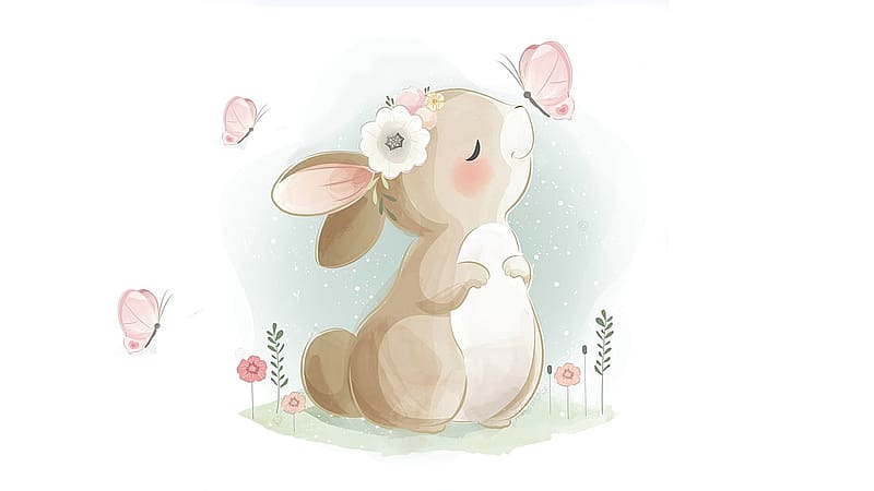 Bunny So Sweet, sweet, bunny, Easter, rabbit, spring, HD wallpaper