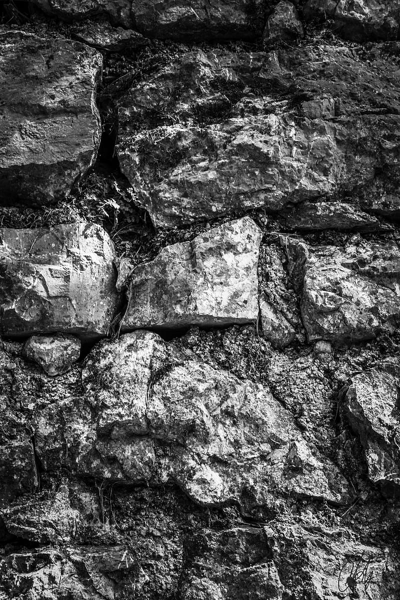 Retro Rocks, aesthetic, bricks, dark, light, texture, vintage, wall, white, HD phone wallpaper