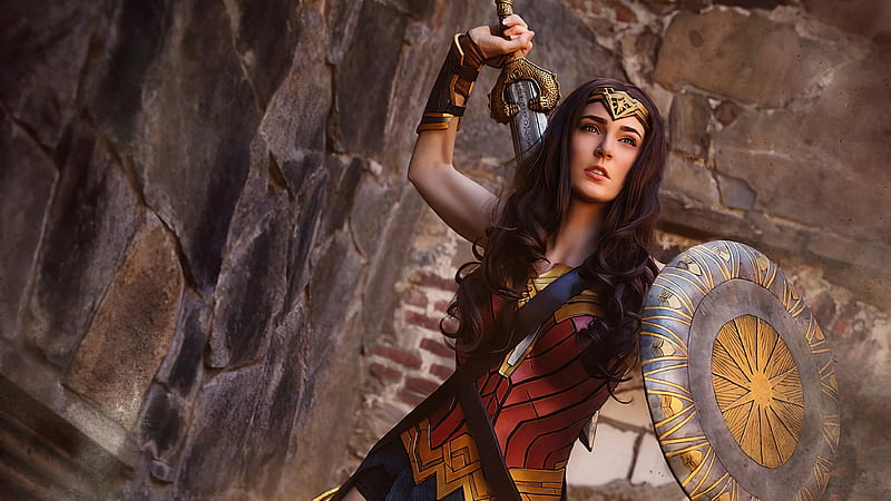 Wonder Woman Cosplay New, wonder-woman, superheroes, cosplay, HD wallpaper