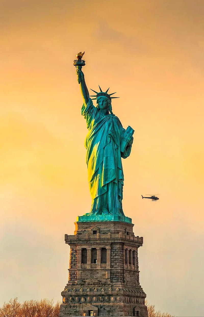 Statue of liberty, new york, spiritual, HD phone wallpaper