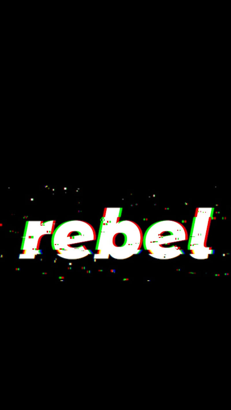 Rebel, black, happy, kpop, life, love, music, neon, sad, squad, HD phone wallpaper