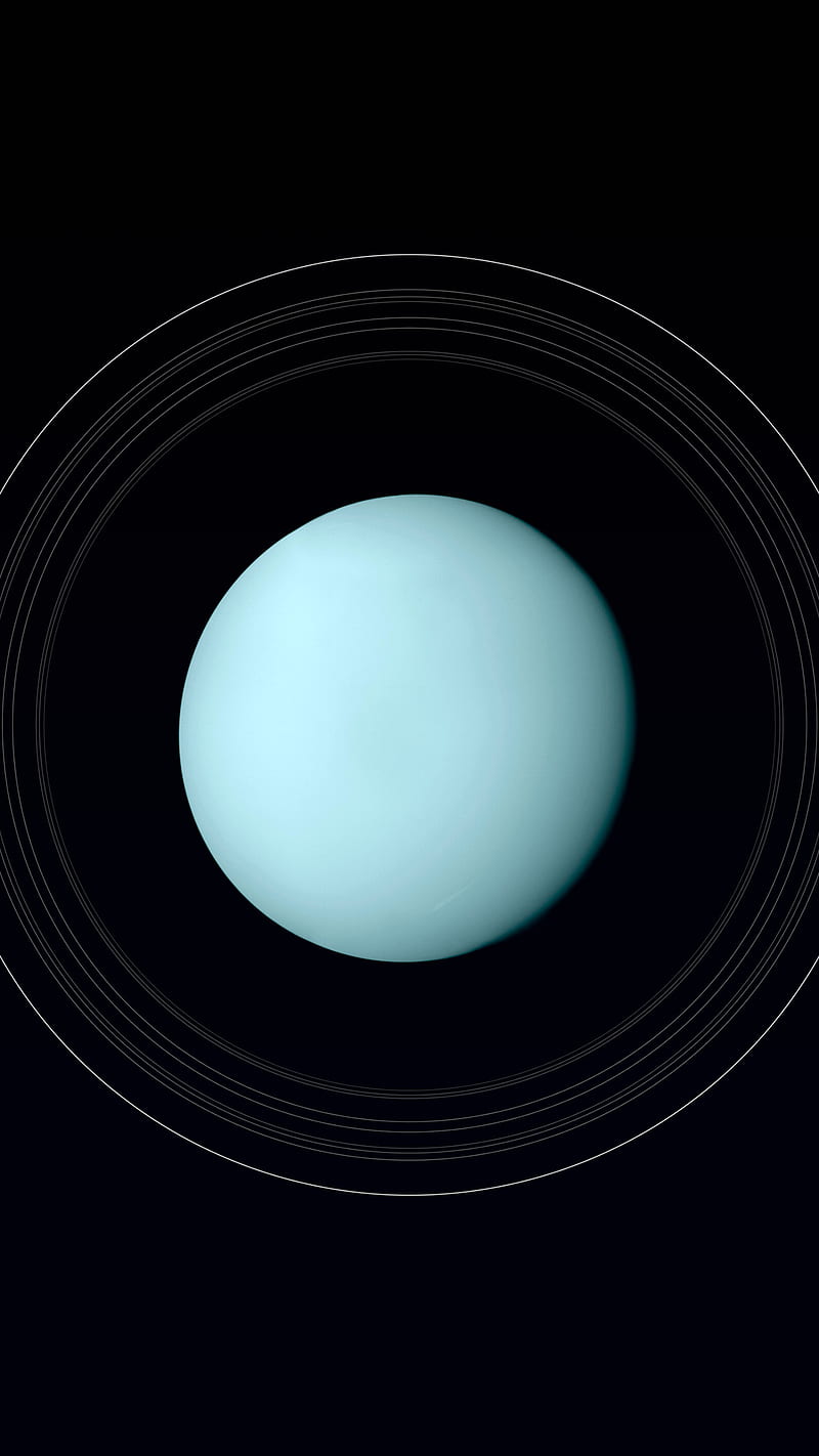 Uranus, apple, ios, ipad, planet, space, HD phone wallpaper